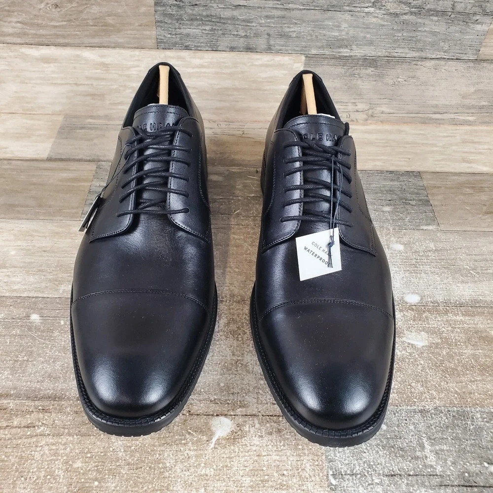 Cole Haan Mens Modern Essentials Dress Shoes Sz 13 Leather Cap Toe Oxford